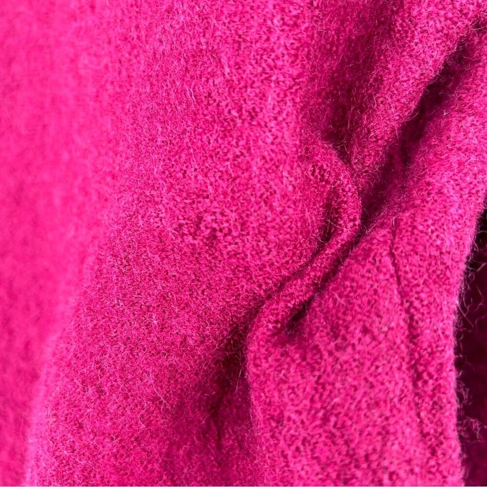 Kasper 100% Boiled Wool Fuchsia Button Front Blaz… - image 5